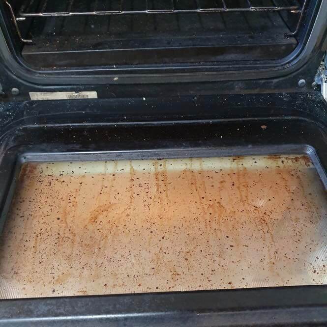 oven clean before image